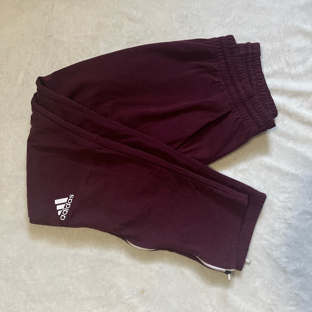 Adidas Red Track Pants for Athletic Comfort